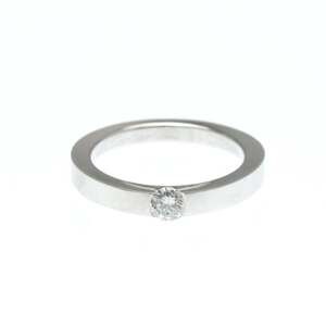 CARTIER Authentic Silver Diamond Ring